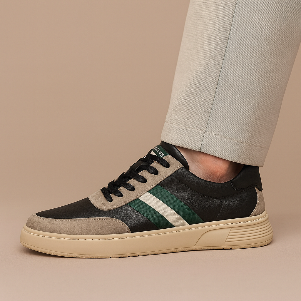 Urbano Genuine Men Italian Leather Sneakers