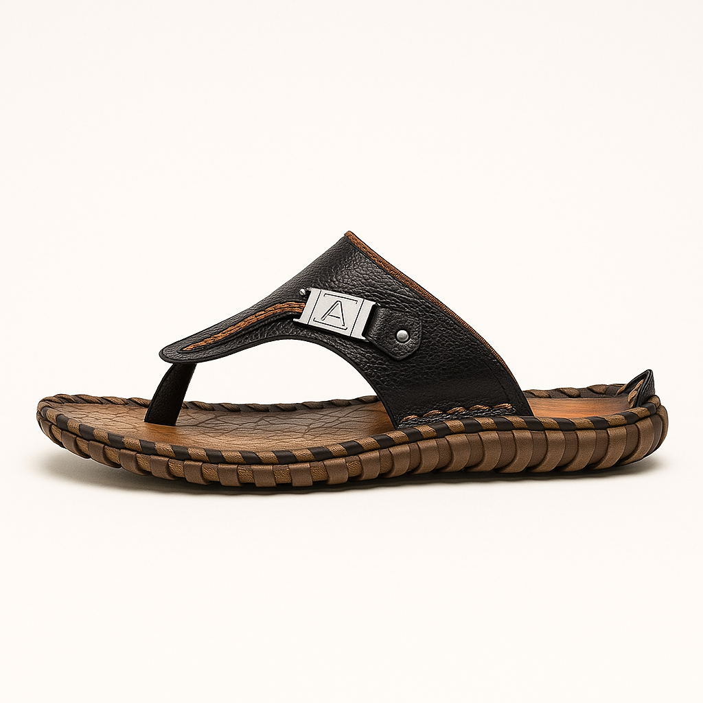Levi Men Leather Flip-Flops