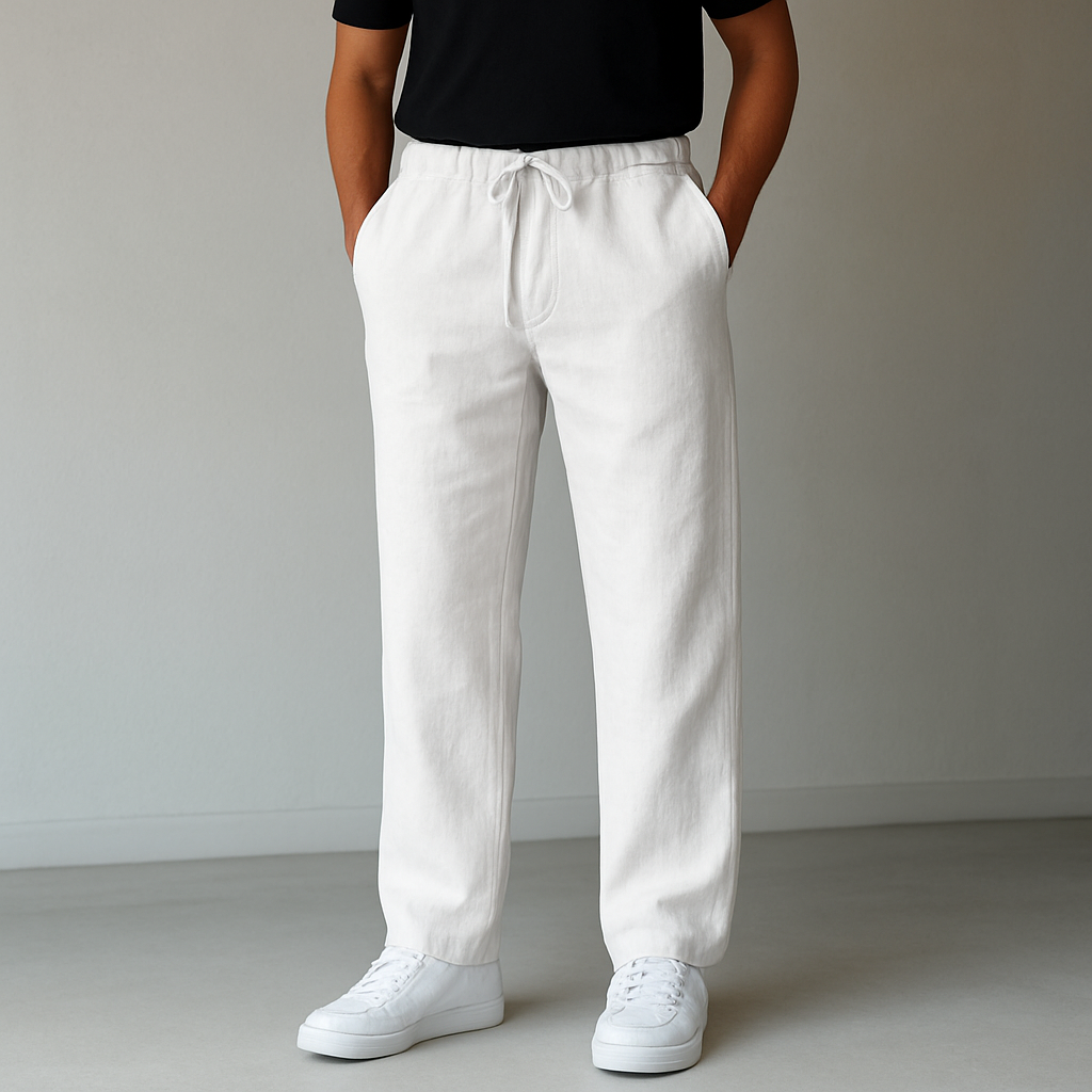 Arden Linen Trousers – Men’s Comfortable Lightweight Pants