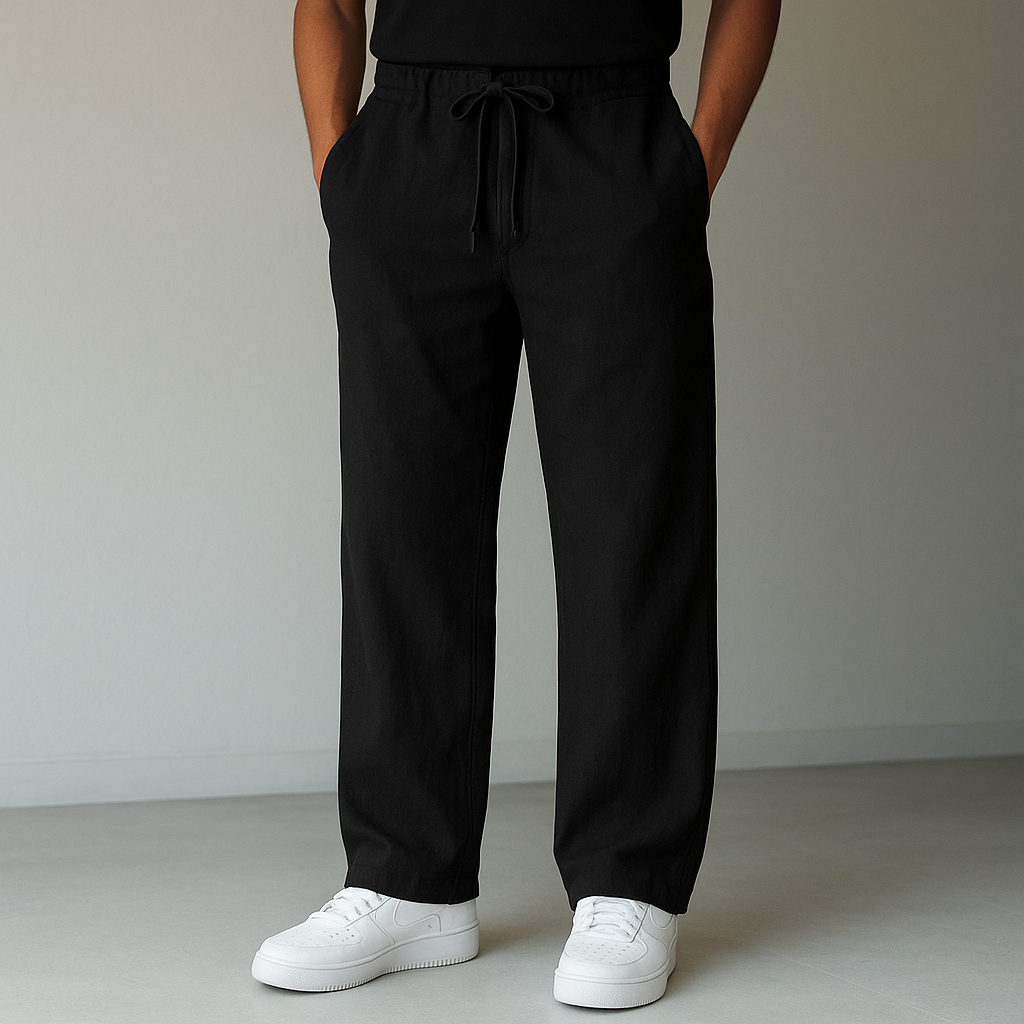 Arden Linen Trousers – Men’s Comfortable Lightweight Pants