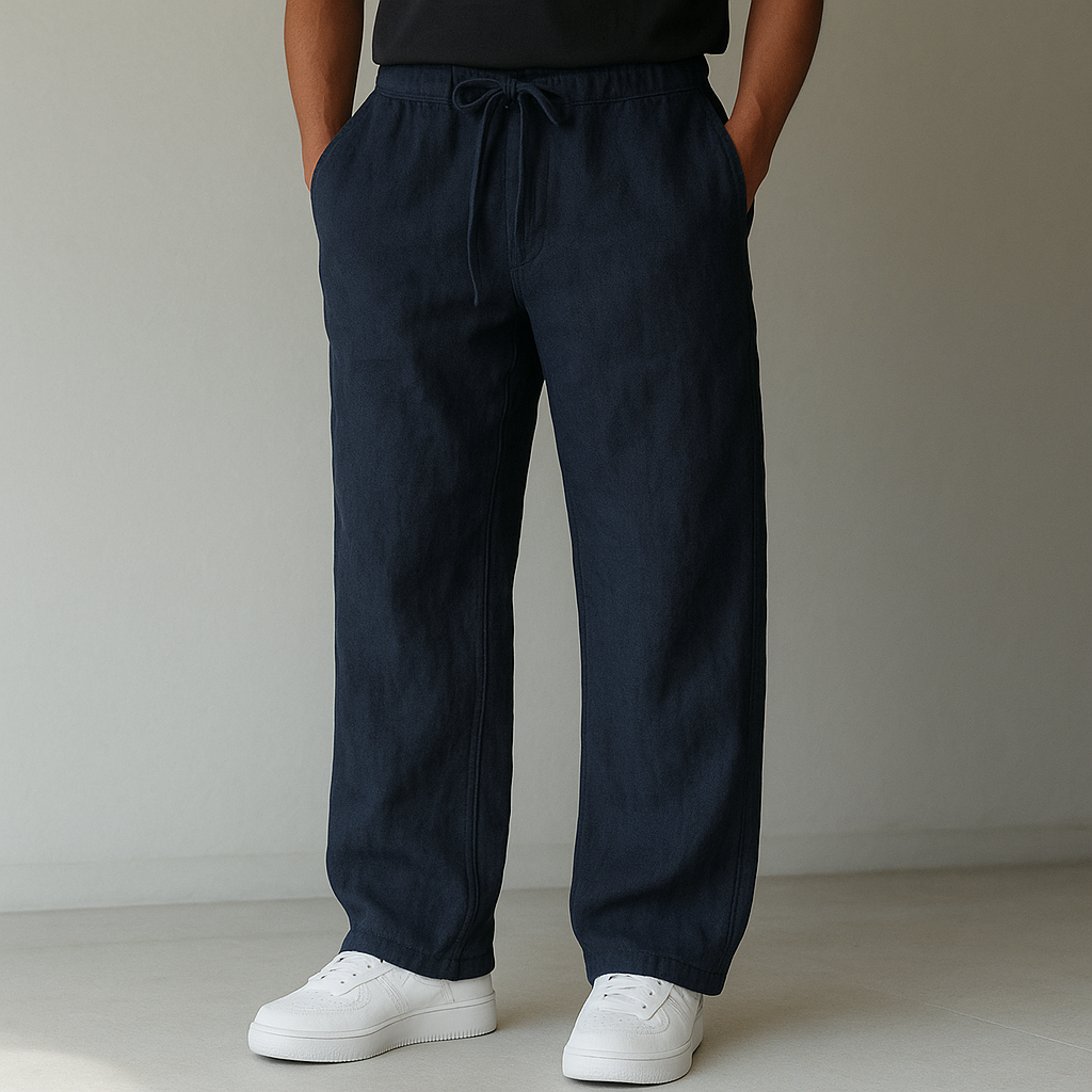Arden Linen Trousers – Men’s Comfortable Lightweight Pants