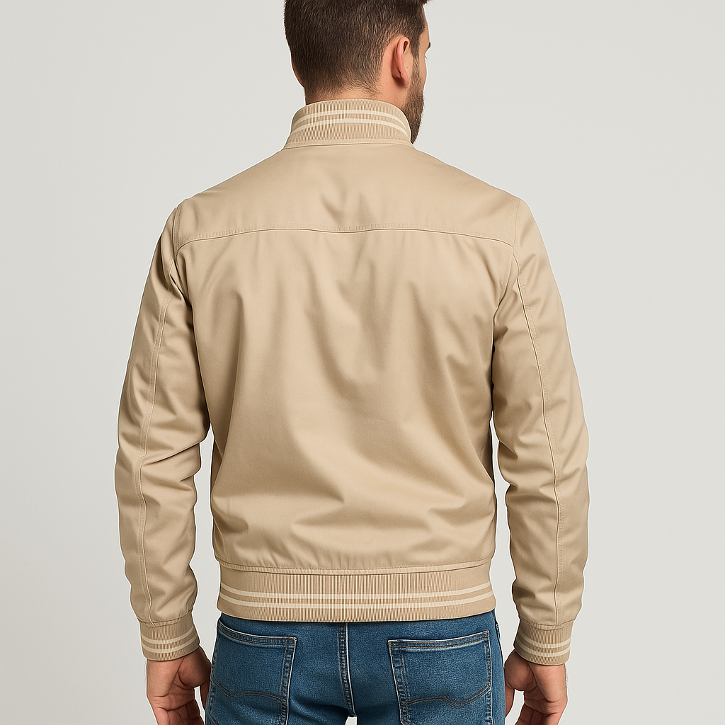 Old Money Classic Bomber Jacket for Men