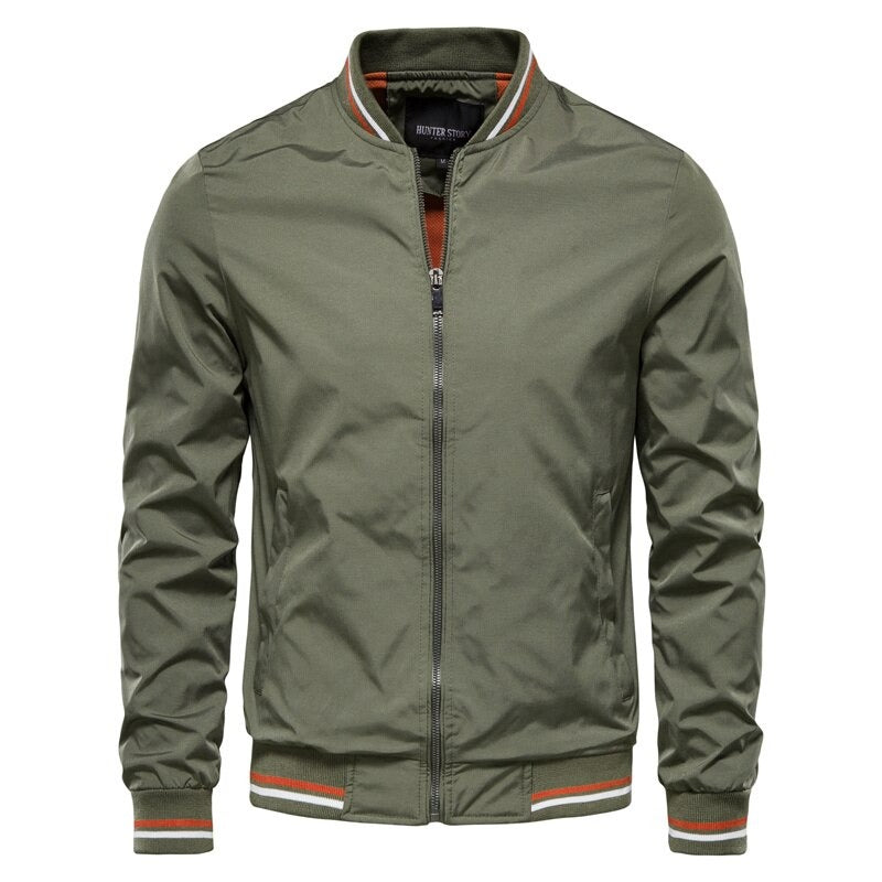 Old Money Classic Bomber Jacket for Men