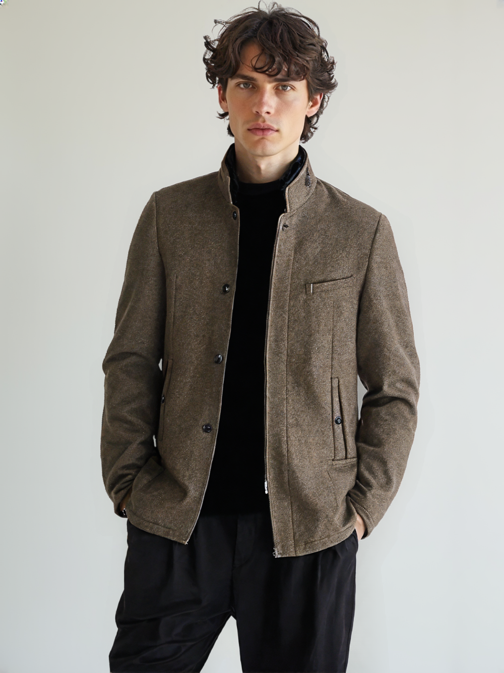 Men’s Cashmere Trench Coat – Luxury Long Winter Overcoat