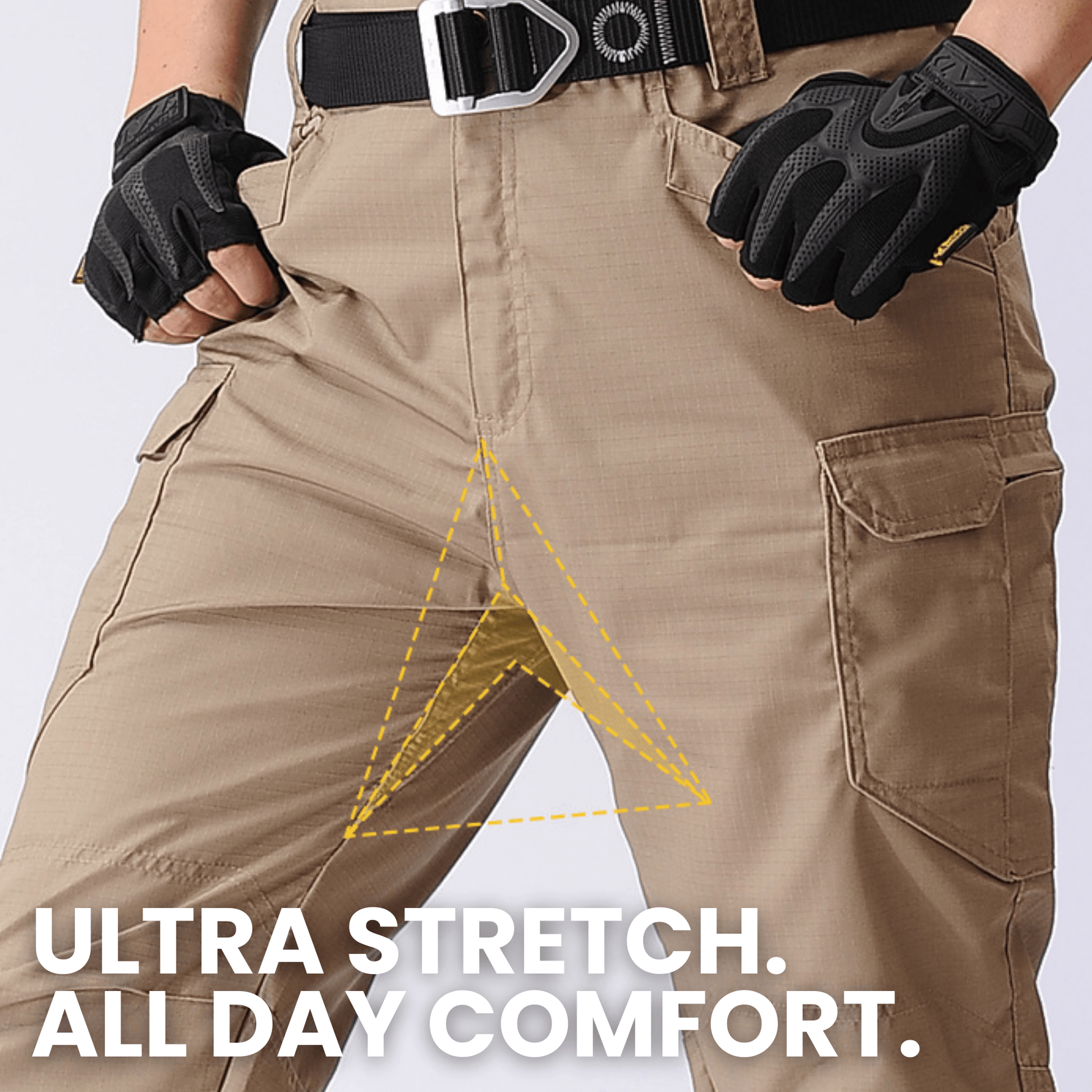 Ultraflex Waterproof Utility Trousers – Men’s Durable Work Pants with Stretch Comfort