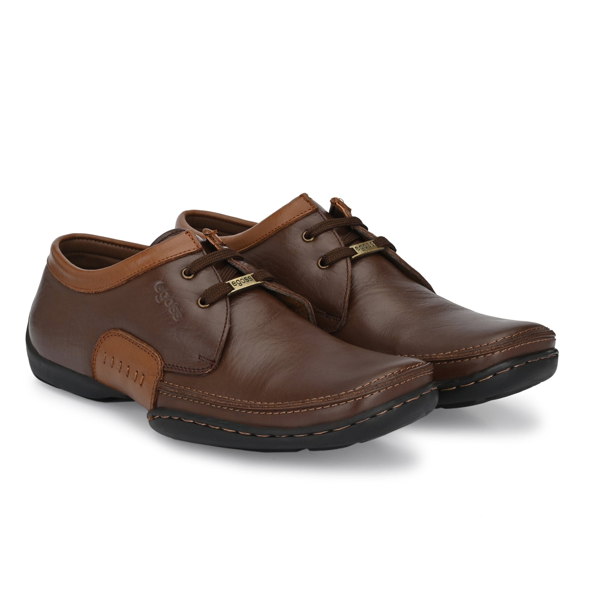 Casual Derby Lace Up Leather Shoes For Men