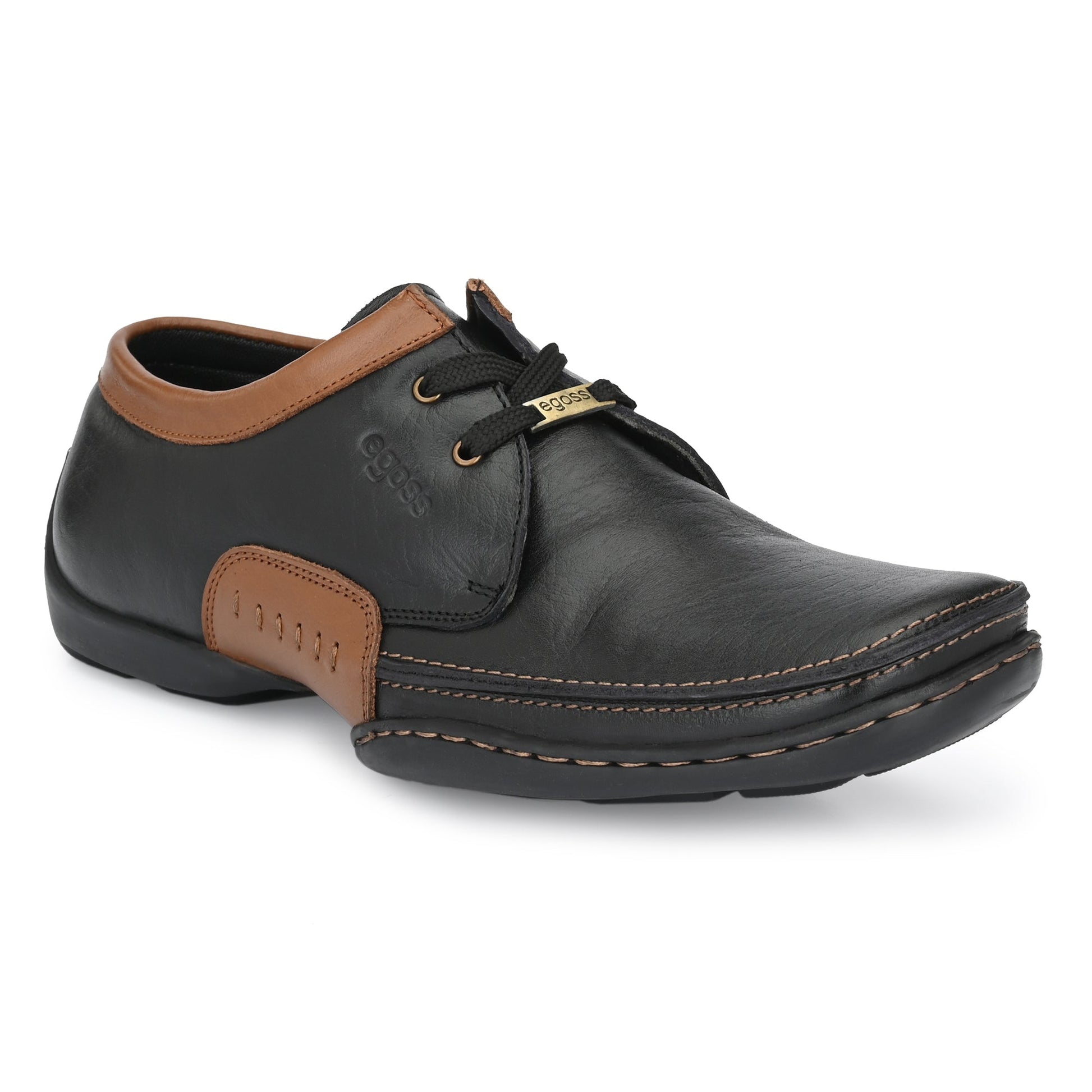 Casual Derby Lace Up Leather Shoes For Men