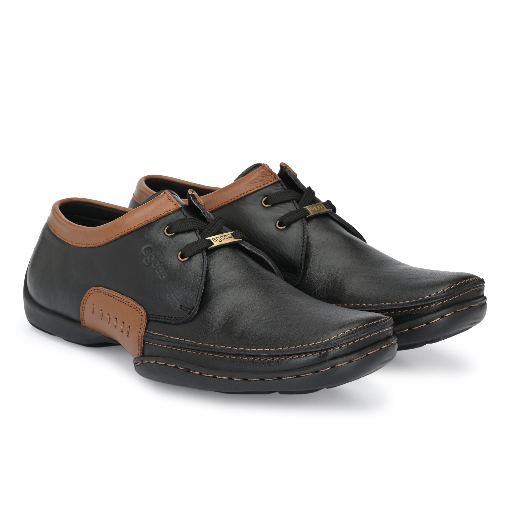 Casual Derby Lace Up Leather Shoes For Men