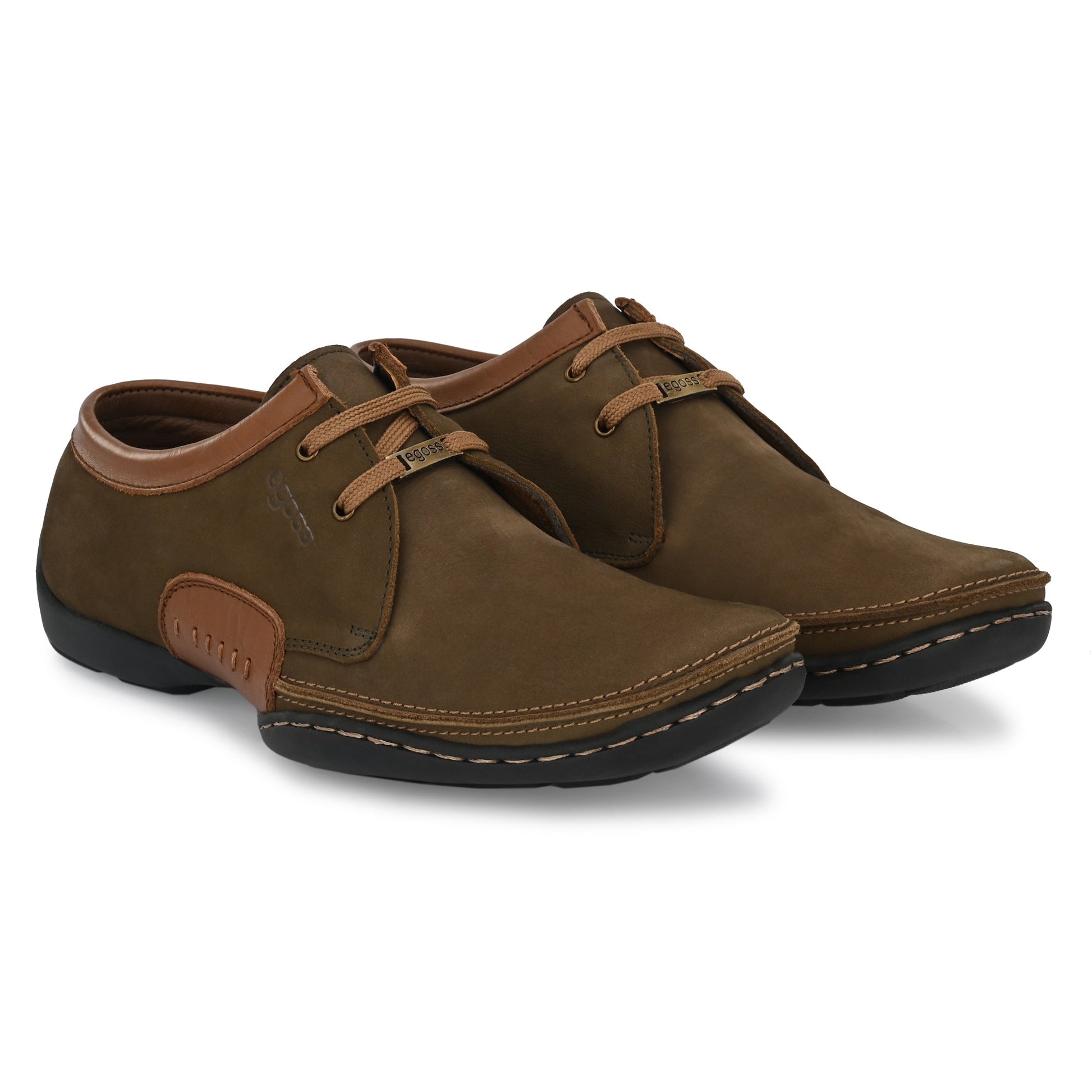 Casual Derby Lace Up Leather Shoes For Men