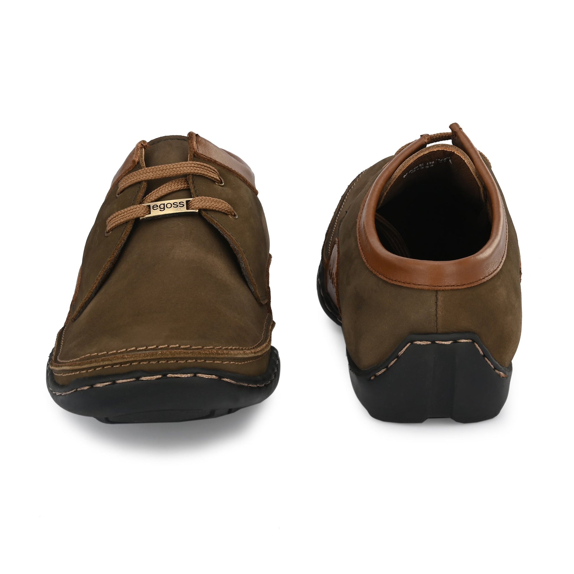Casual Derby Lace Up Leather Shoes For Men