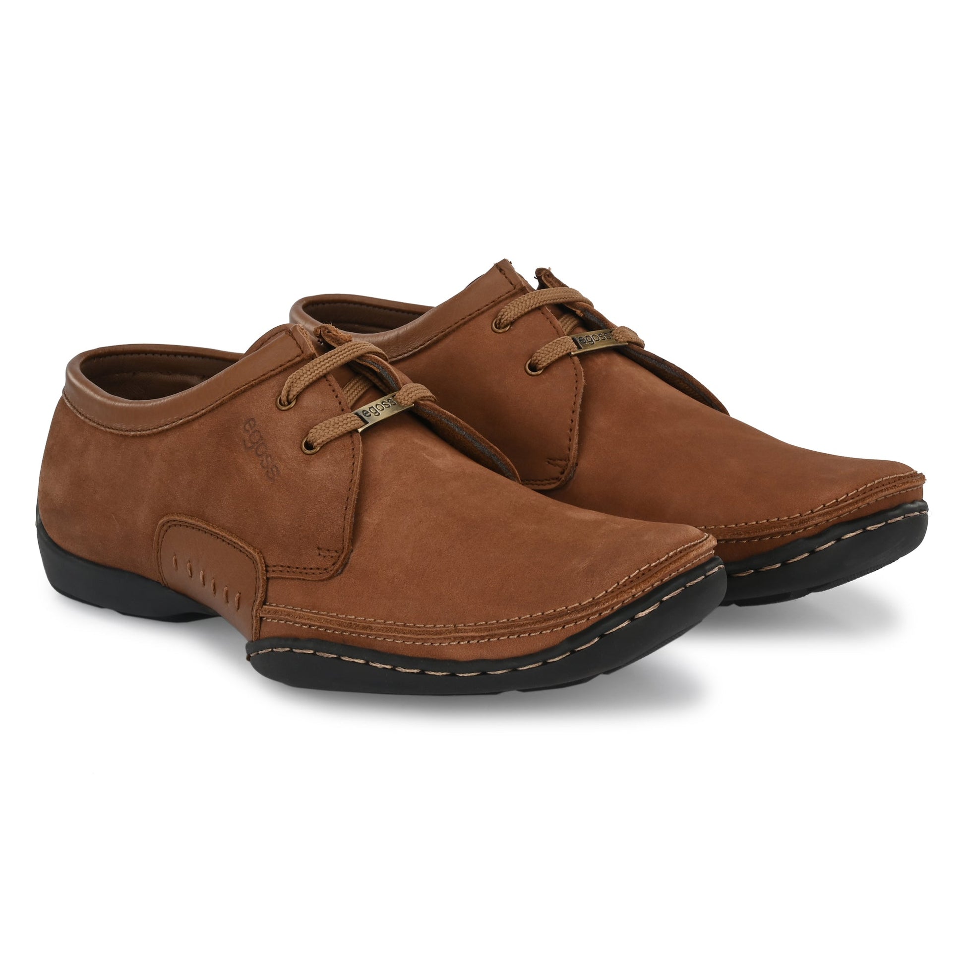 Casual Derby Lace Up Leather Shoes For Men