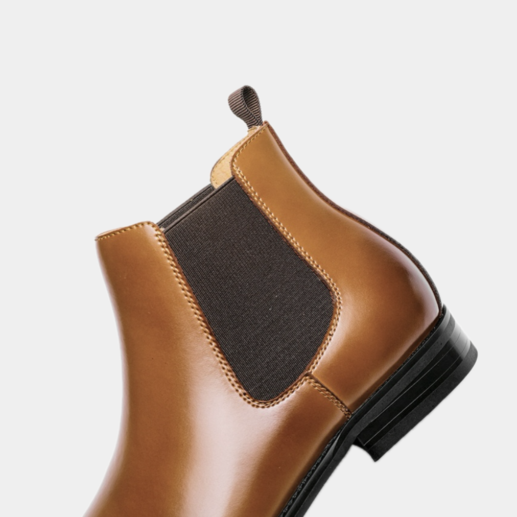 Men’s Premium Leather  Boots – Classic Slip-On Dress Boots