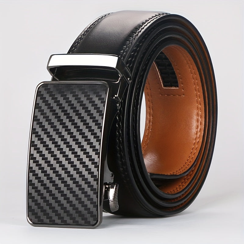 Men’s Automatic Leather Belt – Durable Material for Casual and Formal Wear