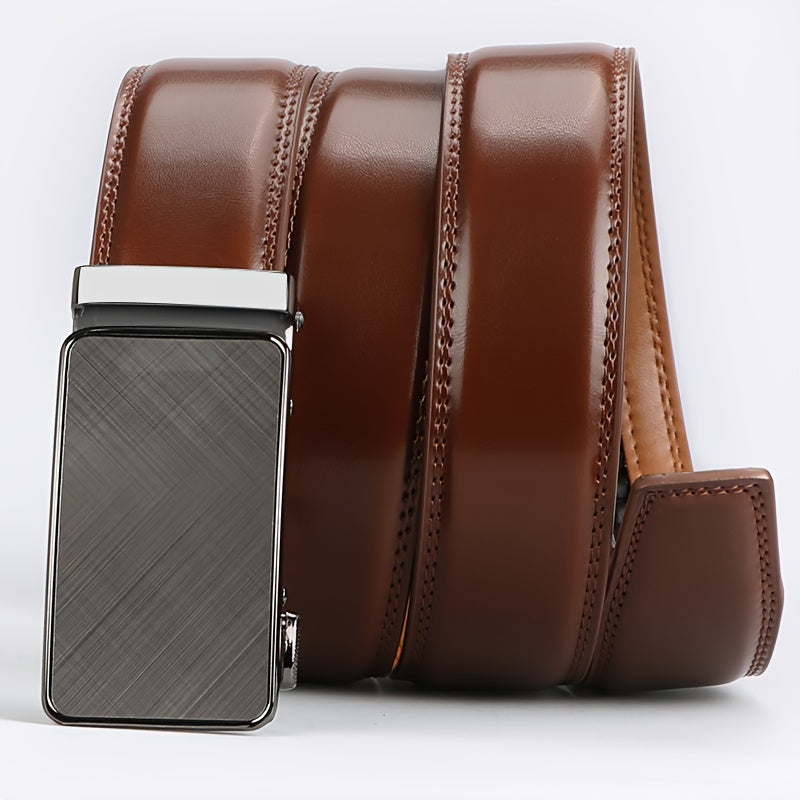 Men’s Automatic Leather Belt – Durable Material for Casual and Formal Wear