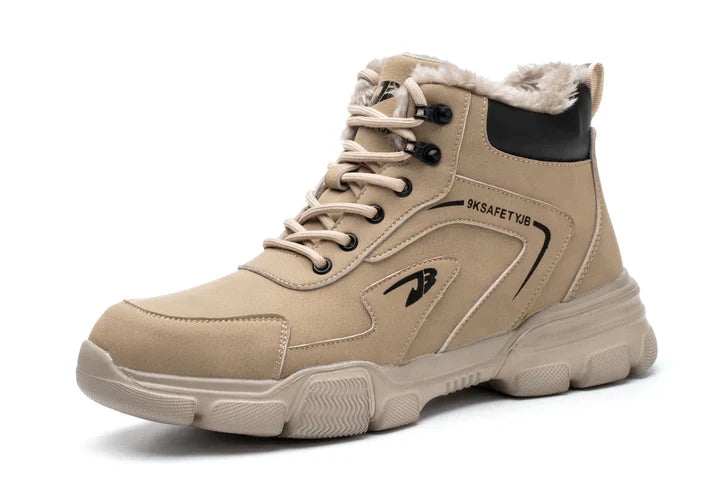 S3 Winter Safety Shoes – Men’s Waterproof Non-Slip Work Boots, Durable and Protective