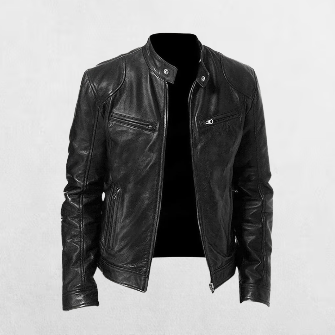 Casual Leather Jacket for Men | Stylish, Comfortable, Durable