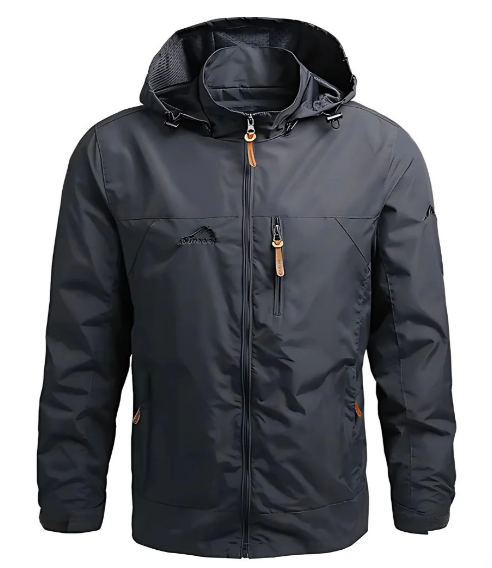 Newlin | Men’s Waterproof Outdoor Jacket – Lightweight Rain Coat with Adjustable Hood