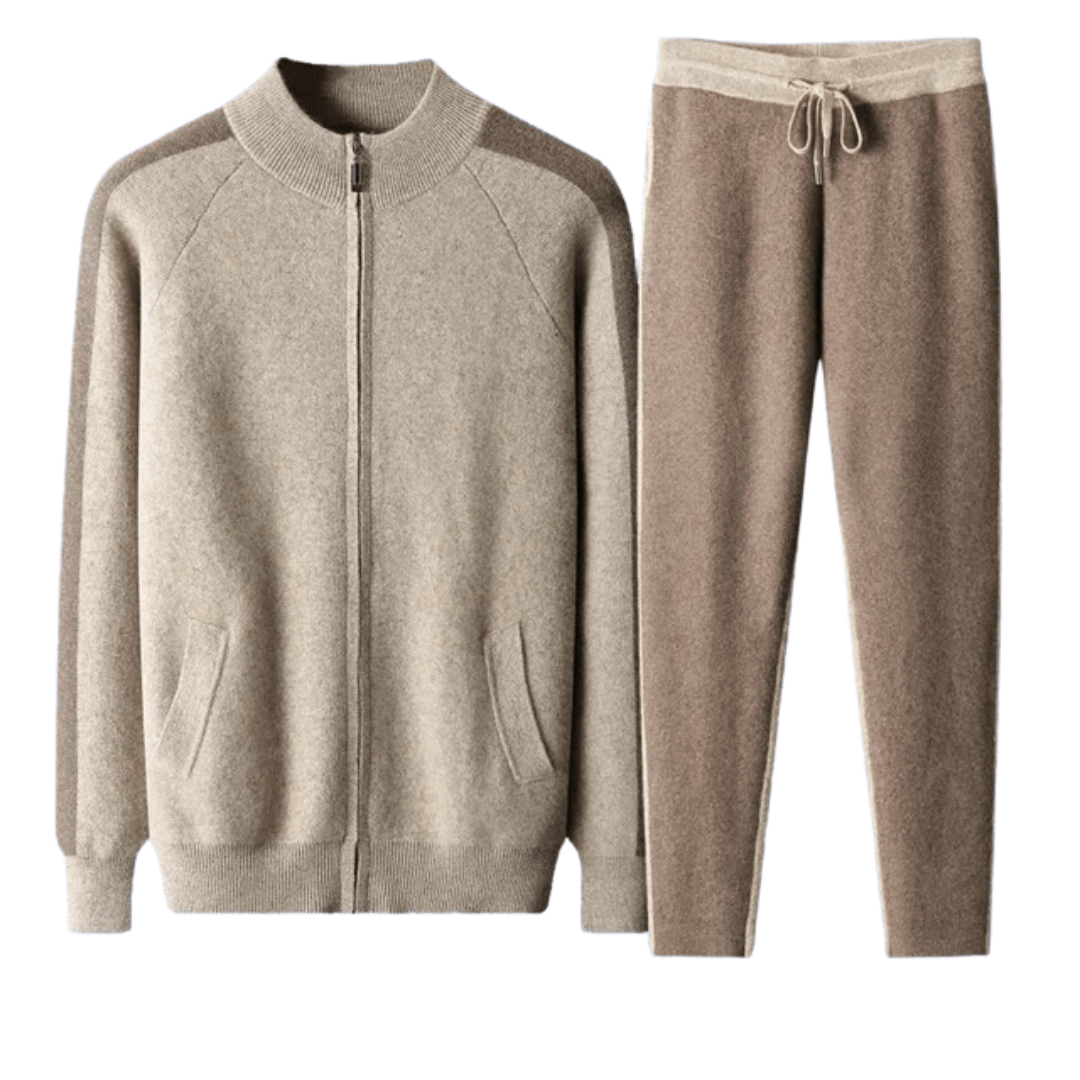 Autumn Lightweight Zip-Up Tracksuit Set
