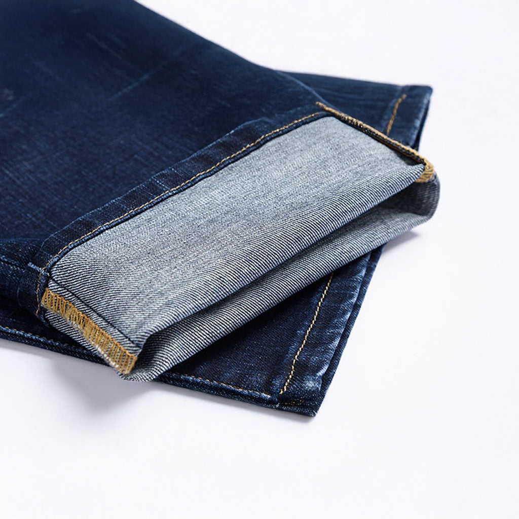 Men’s Straight-Leg Jeans – Classic Denim Trousers for Everyday Wear