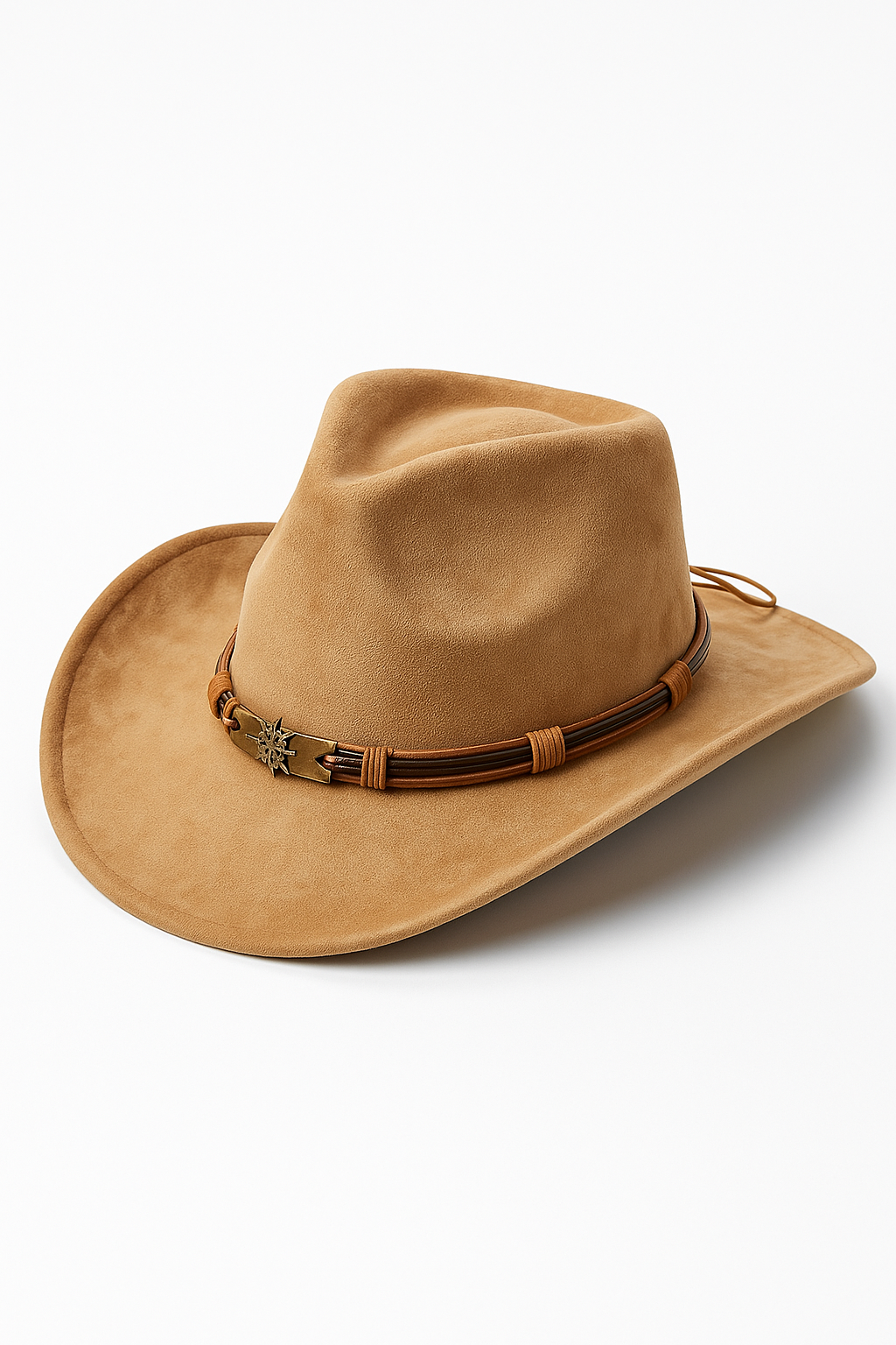 Men’s Classic Suede Cowboy Hat – Western Style Fashion Accessory