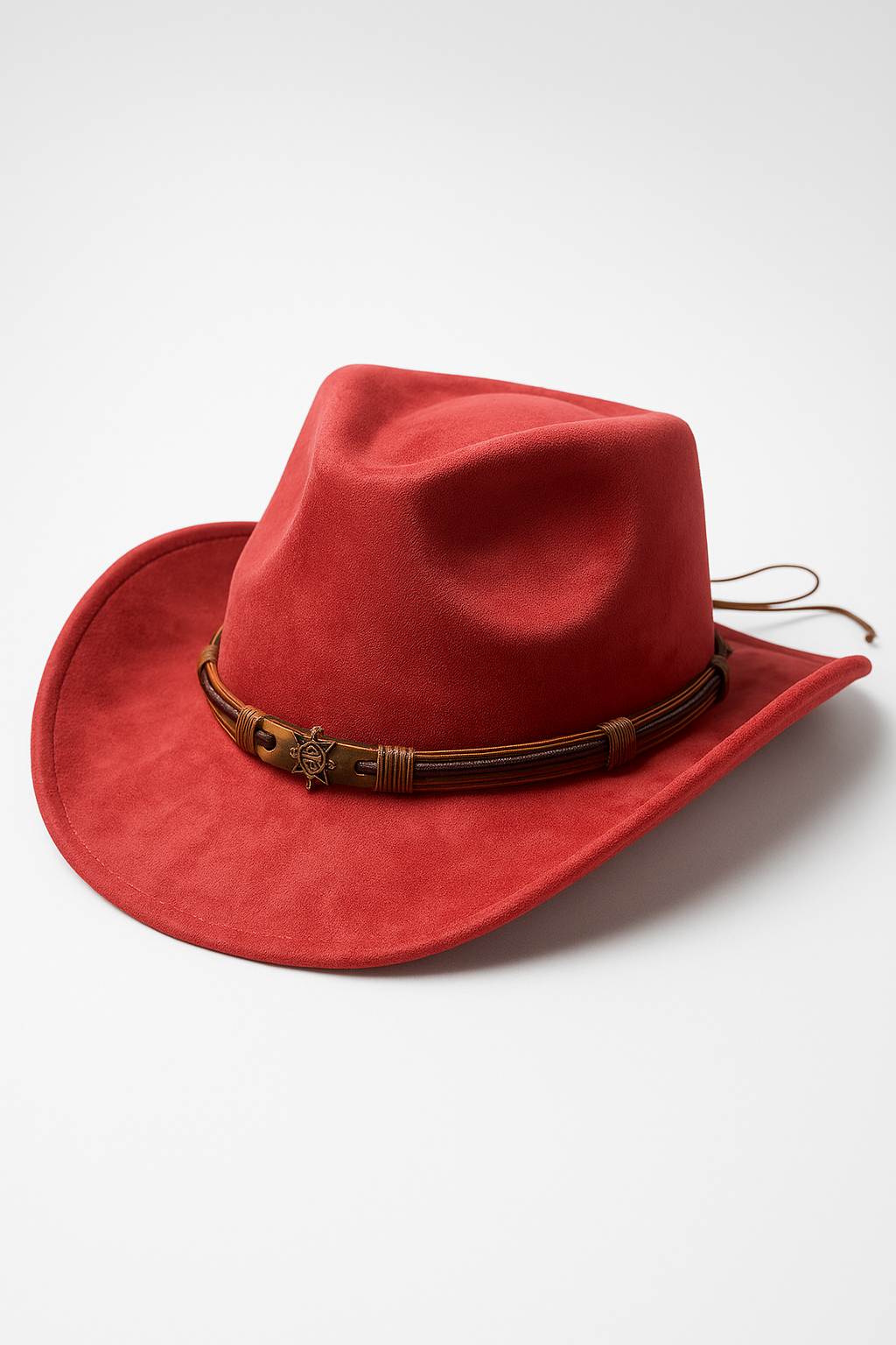 Men’s Classic Suede Cowboy Hat – Western Style Fashion Accessory
