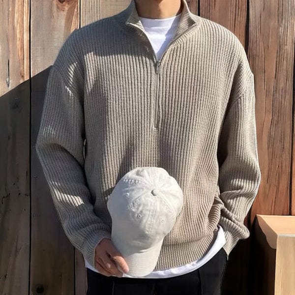 William - Old Money Zipper Sweater Men