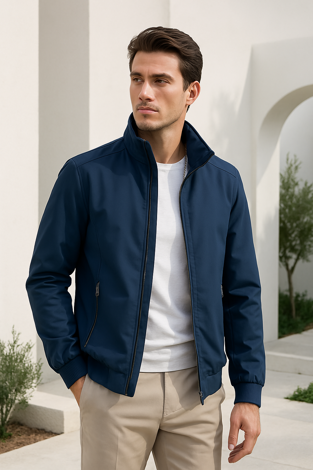 Men’s Windproof Causal Jacket – Lightweight Outdoor Coat