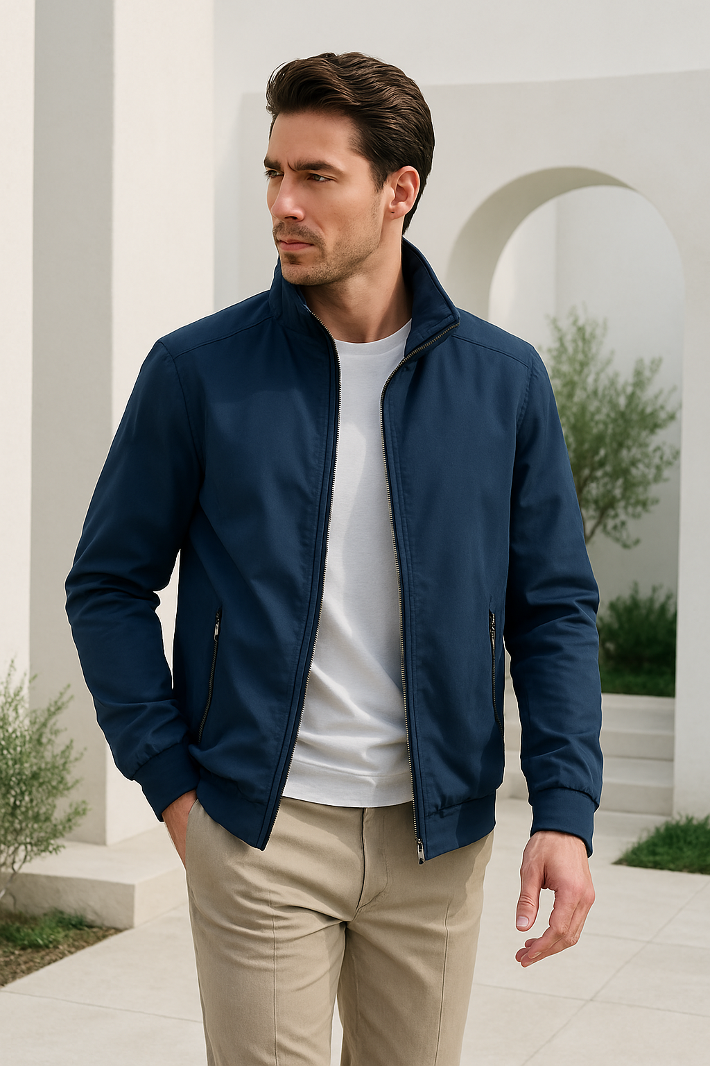 Men’s Windproof Causal Jacket – Lightweight Outdoor Coat