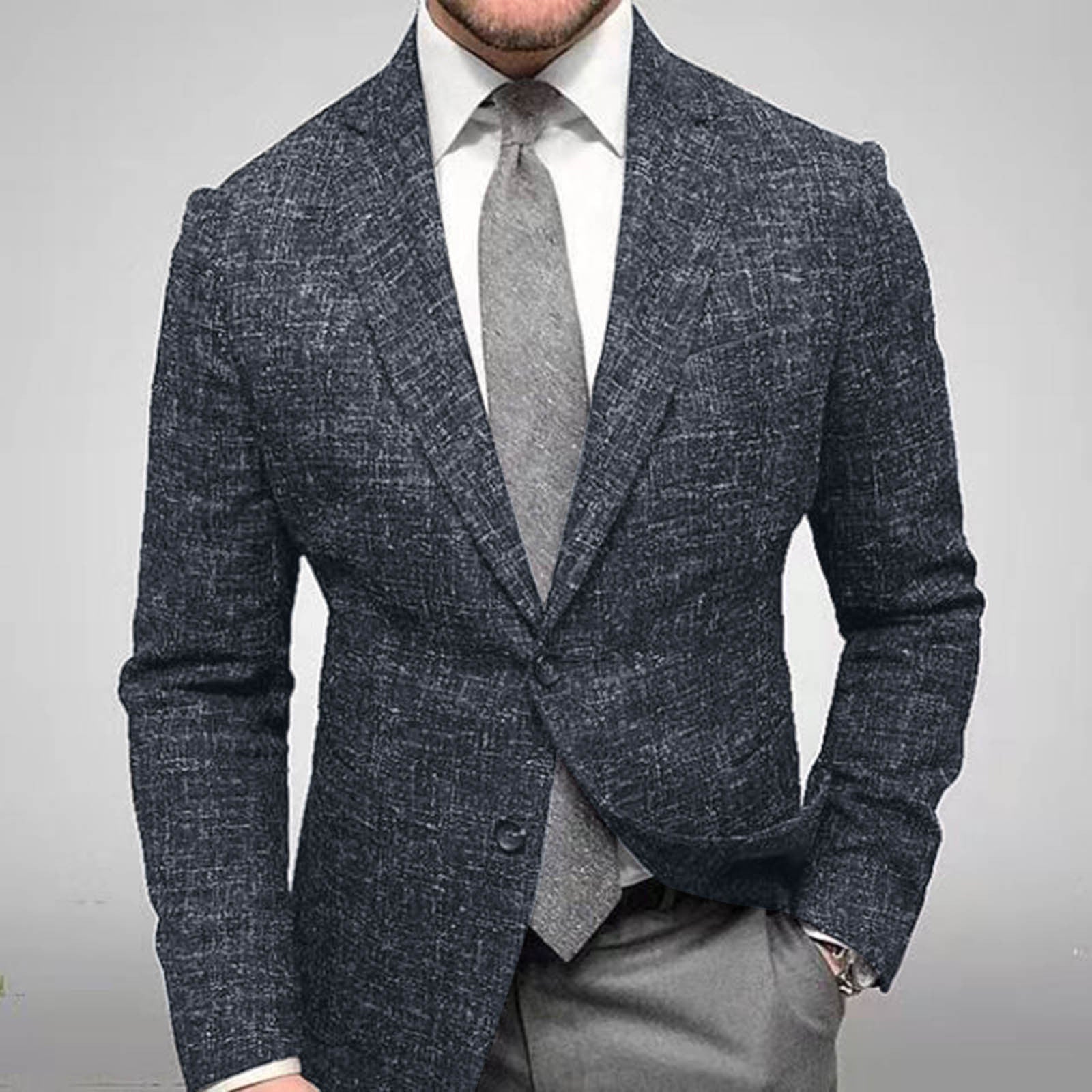 Men’s Slim Fit Linen Blazer – Lightweight, Breathable & Versatile