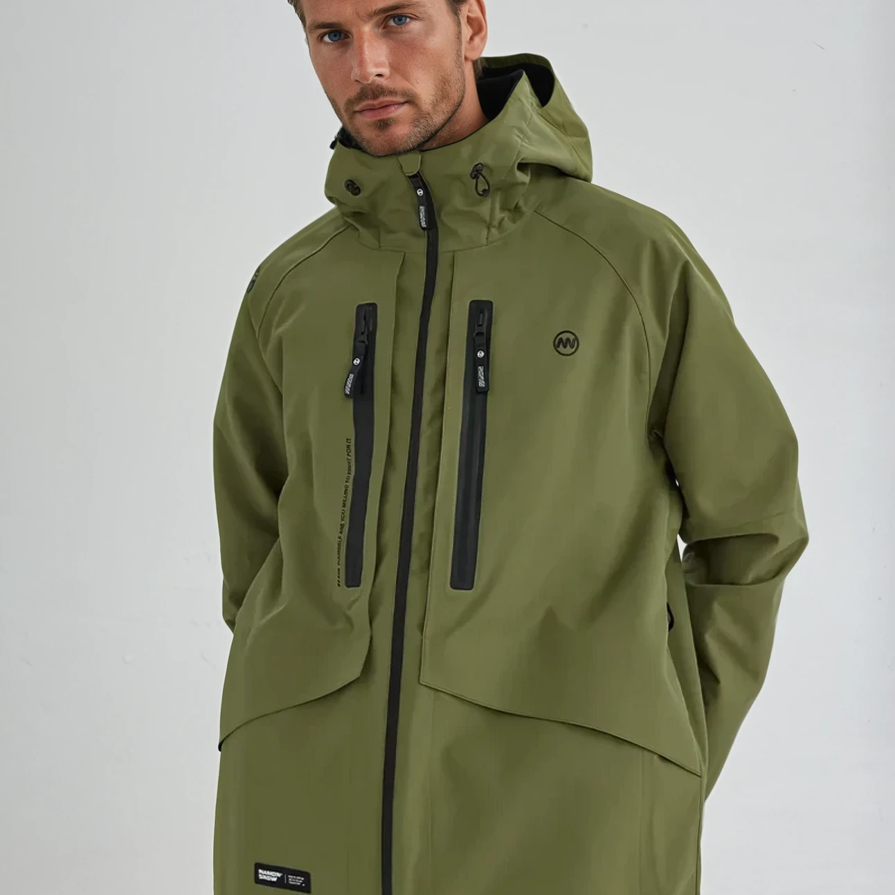 Men’s Insulated Jacket – Warm Winter Outdoor Coat with Hood