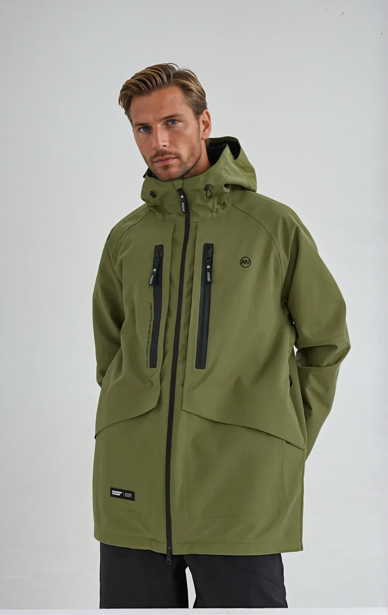 Men’s Insulated Jacket – Warm Winter Outdoor Coat with Hood