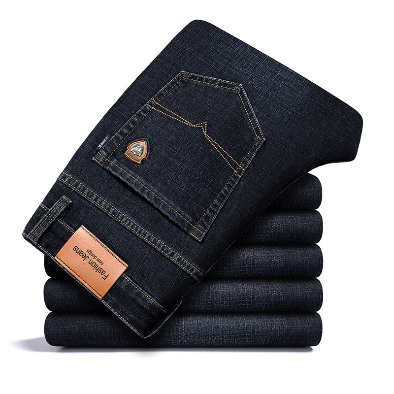 Men’s Straight-Leg Jeans – Classic Denim Trousers for Everyday Wear