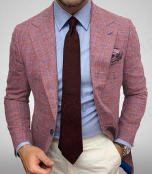 Men’s Slim Fit Linen Blazer – Lightweight, Breathable & Versatile