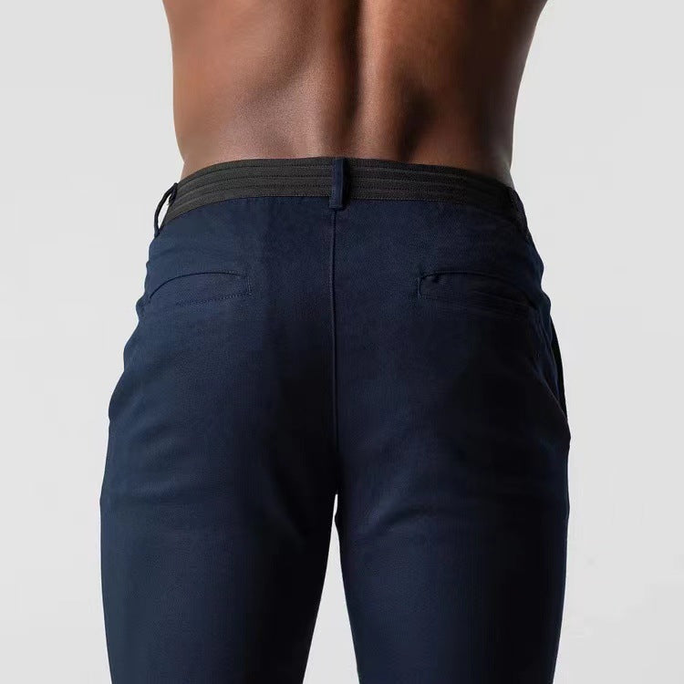 Reid Men’s Stretch Chino Pants – Comfortable Slim Fit Trousers