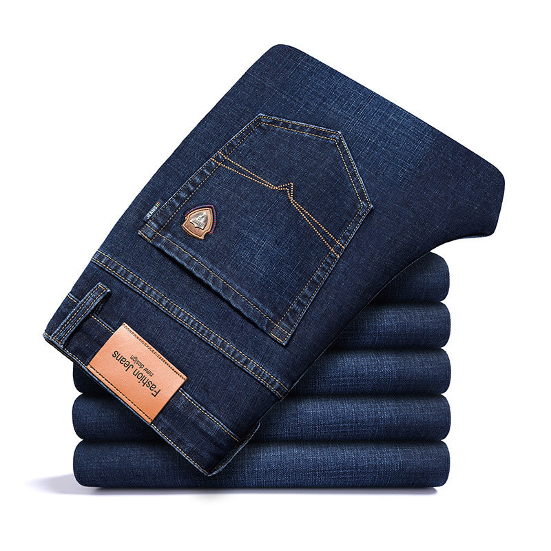 Men’s Straight-Leg Jeans – Classic Denim Trousers for Everyday Wear