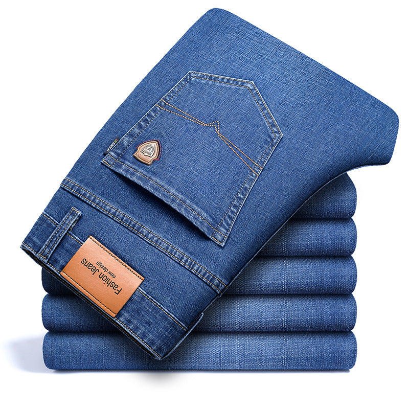 Men’s Straight-Leg Jeans – Classic Denim Trousers for Everyday Wear
