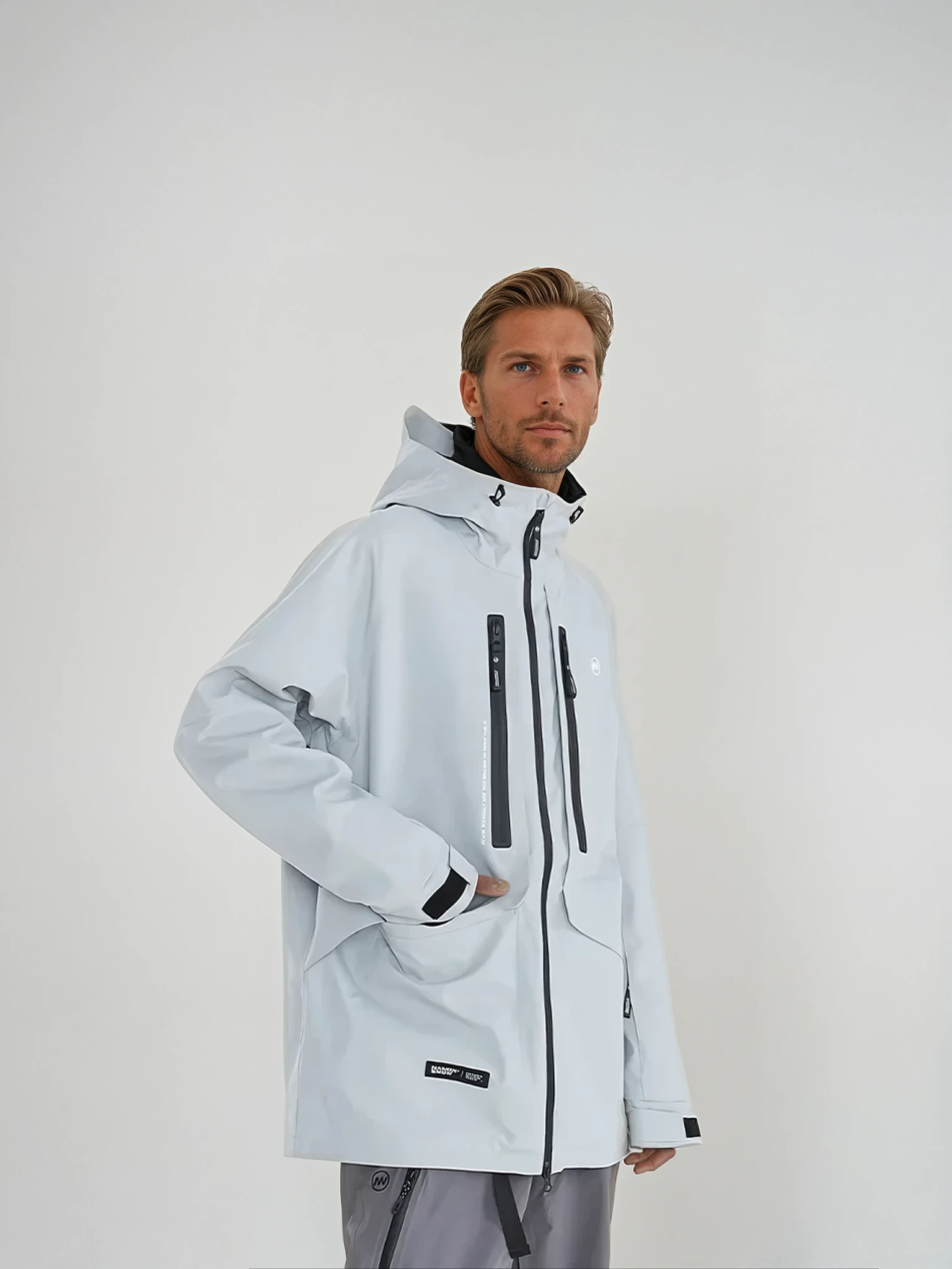Men’s Insulated Jacket – Warm Winter Outdoor Coat with Hood
