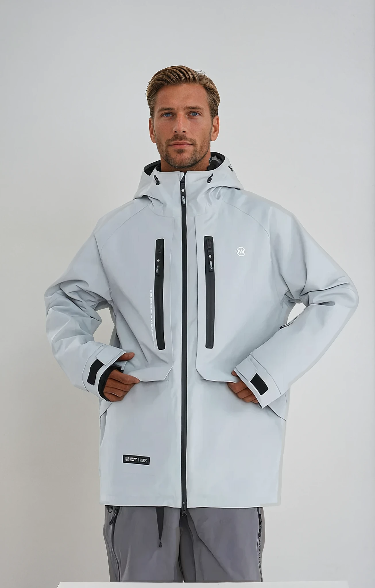 Men’s Insulated Jacket – Warm Winter Outdoor Coat with Hood