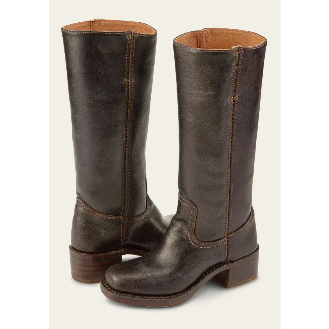 Women’s Classic Cowboy Boots – Western Style Leather Look Mid-Calf Boots