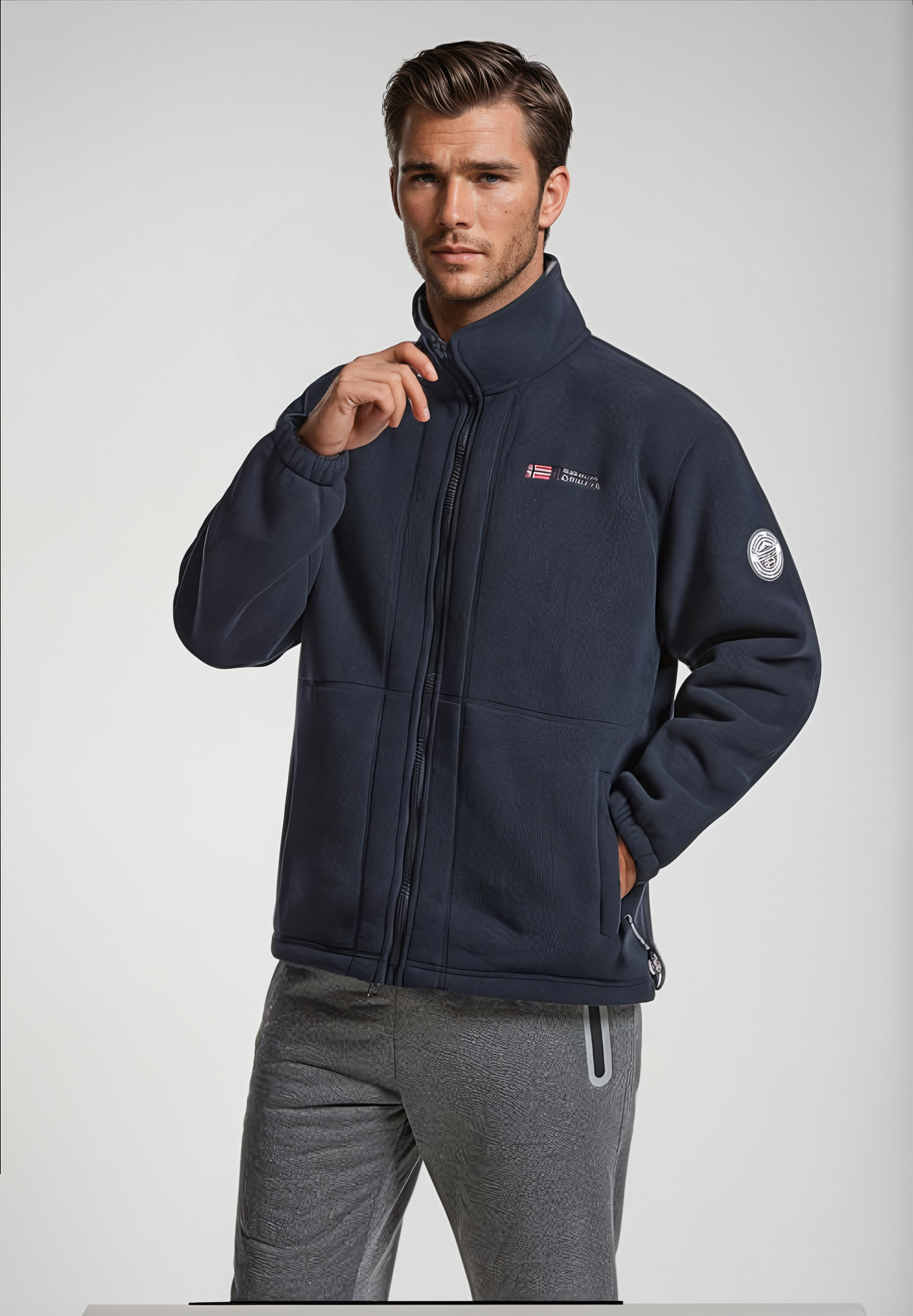 Norway Premium Fleece Zip Jacket Vest | Warm Polar Teddyfell Unisex
