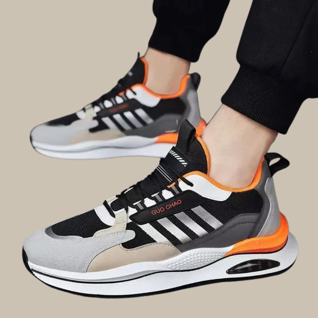 Clinton Men’s Retro Sneakers – Sporty Casual Shoes