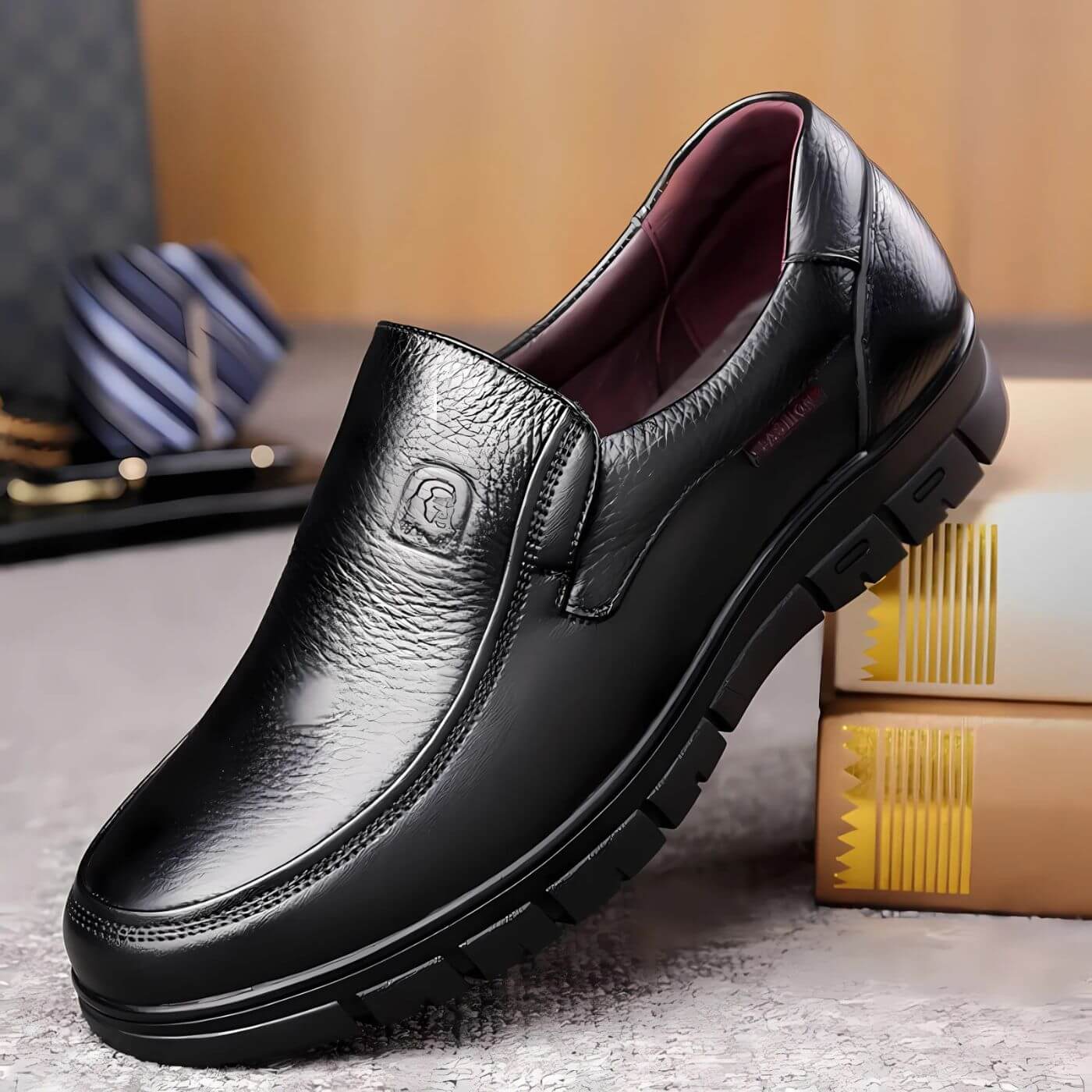 Men's Orthopedic Shoes – Comfortable Support for Pain Relief, Non-Slip Design