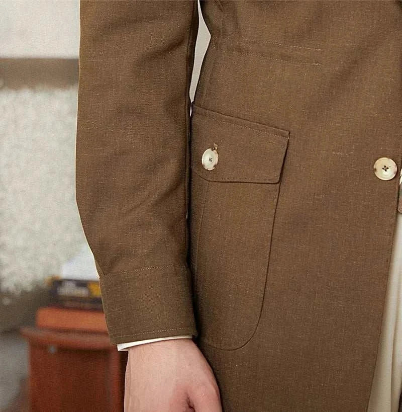 Old Money Vintage Coat for Men – Classic Autumn Jacket
