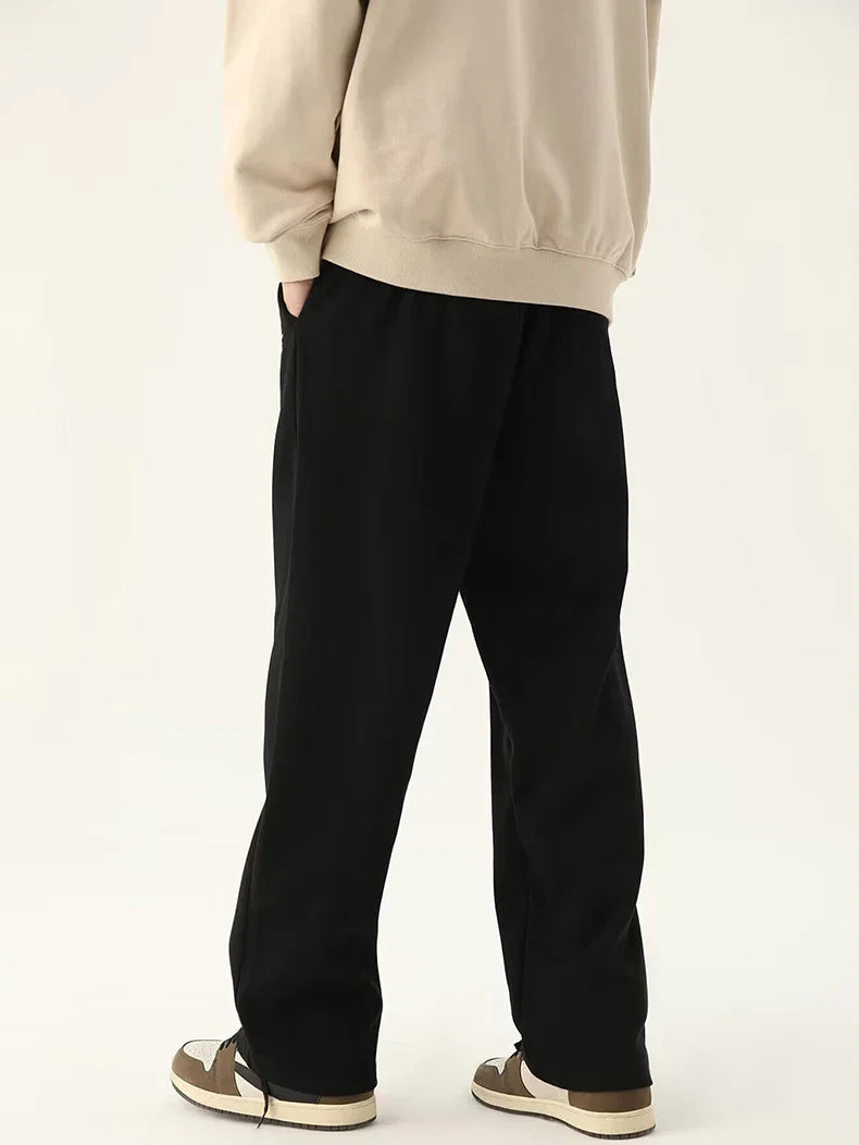Men’s Straight Fit Joggers – Casual Drawstring Pants with Comfortable Relaxed Style