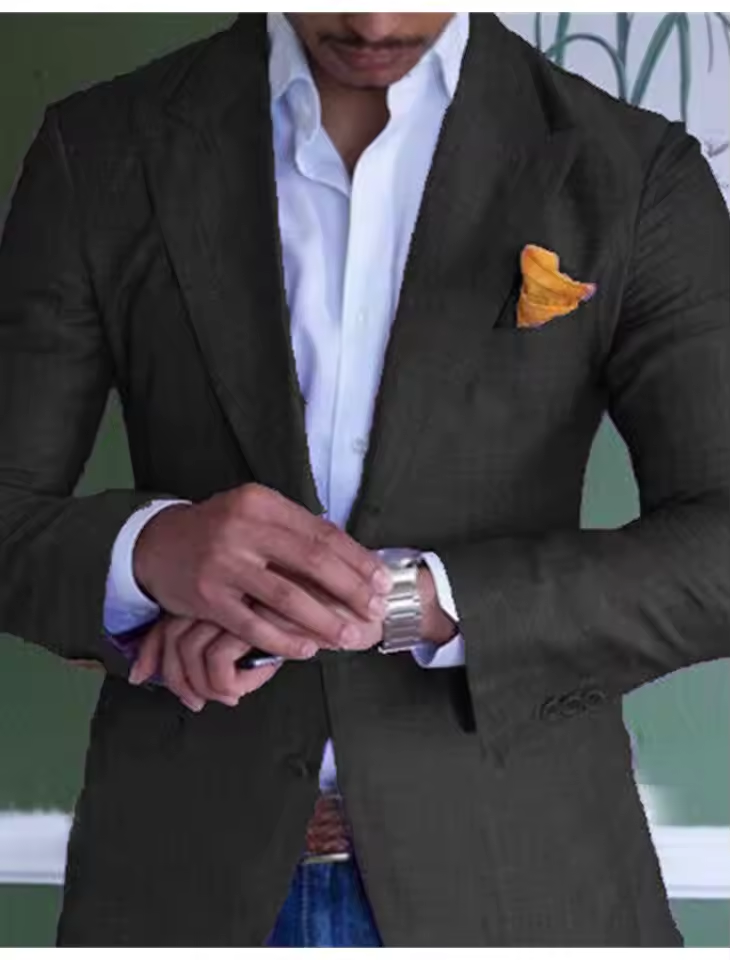 Men’s Slim Fit Linen Blazer – Lightweight, Breathable & Versatile