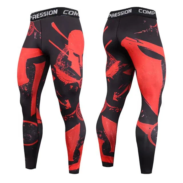 CoreFlex Men's Compression Training Leggings - Performance Sportswear