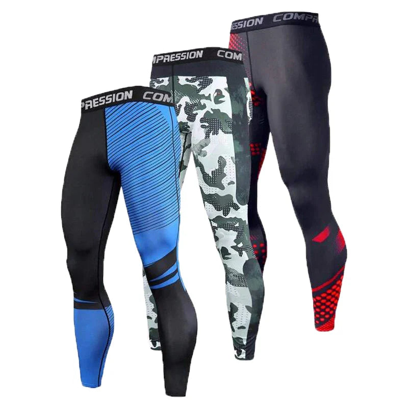 CoreFlex Men's Compression Training Leggings - Performance Sportswear