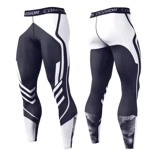 CoreFlex Men's Compression Training Leggings - Performance Sportswear