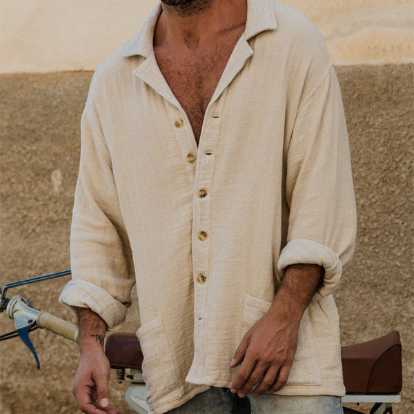 Spring Men Breeze Button Down Shirt