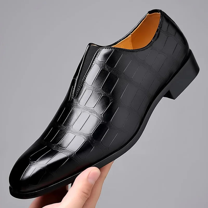 Sevilla Men’s Genuine Leather Loafers – Classic Slip-On Dress Shoes